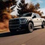 Ford F-150 Raptor on the road
