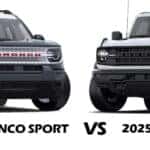 2025 Ford Bronco vs 2025 Ford Bronco Sport