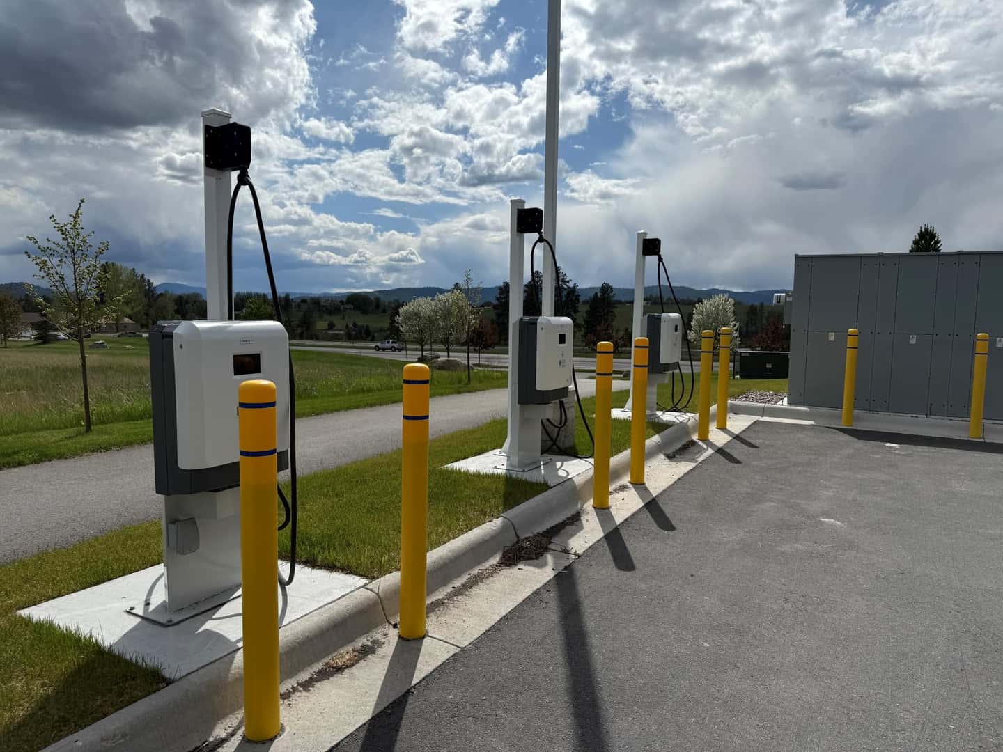 Level 2 and 3 Chargers at the Kalispell Ford Dealership