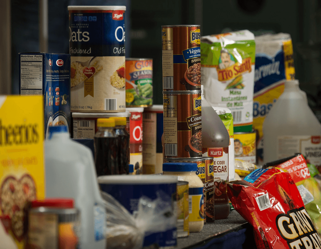 Food bank supplies
