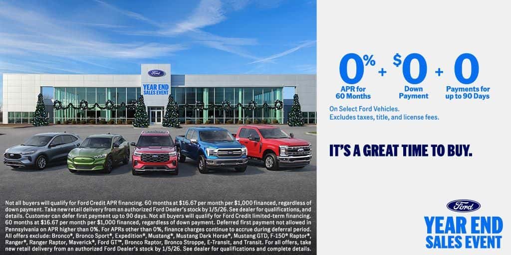 The Ford End of Year Sales Event at Kalispell Ford in Montana