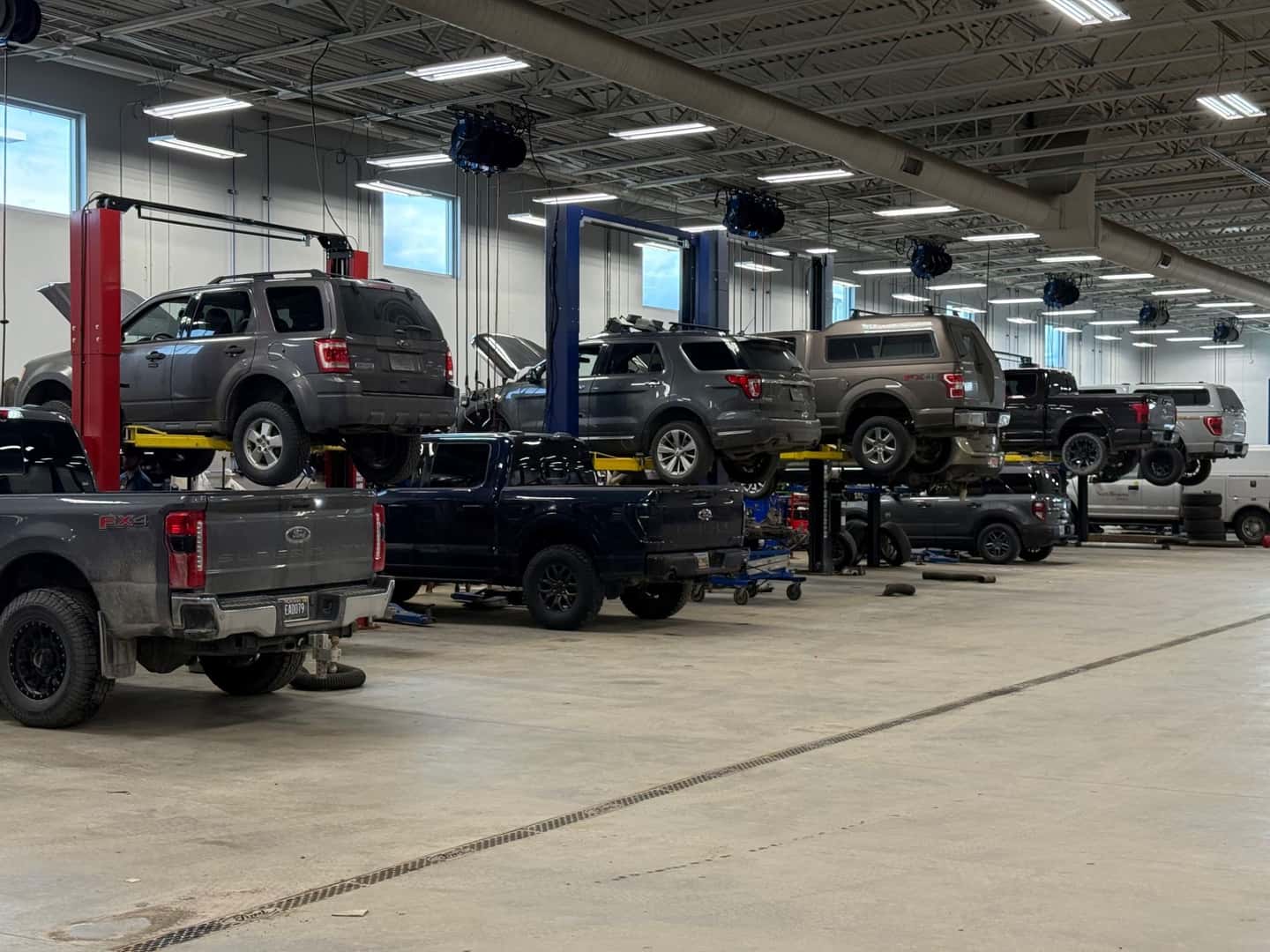 The Kalispell Ford Main Shop