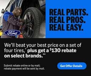 We'll beat your best price on a set of four tires, plus get a $130 rebate on select tire brands.