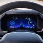Image of Ford Blue Cruise Displayed on a Dash