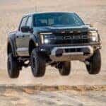 Ford F-150 off roading in sand dunes