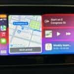 Image of Apple Carplay on a vehicles screen