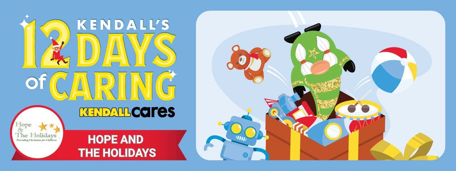 Hope and the Holidays for Kendall's 12 Days of Caring