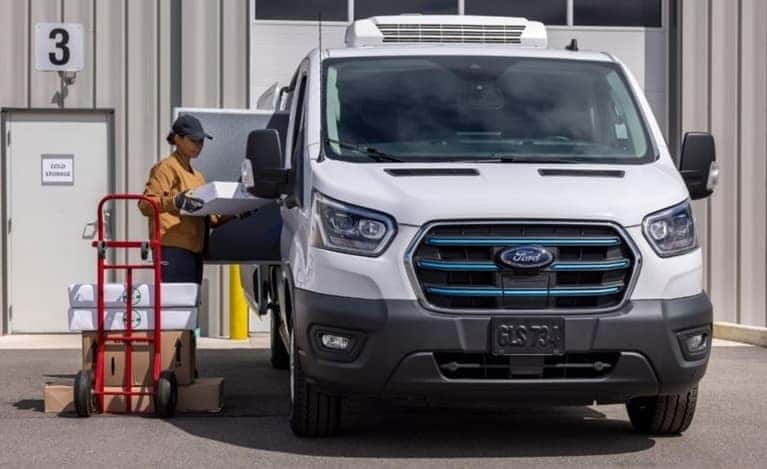 Loading Cargo into the Ford E-Transit