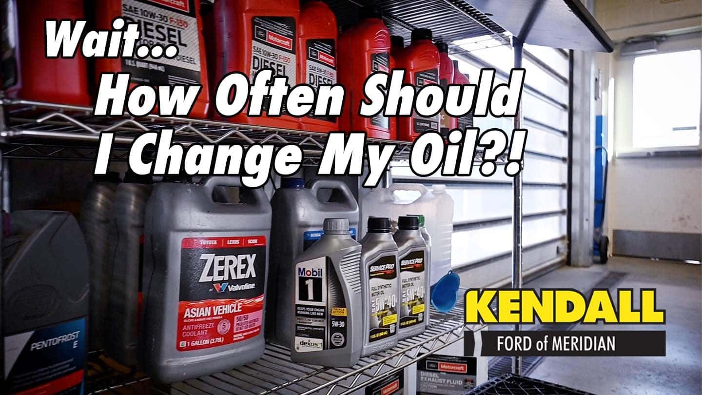Why Do I Need To Change My Car’s Oil? Kendall Ford of Meridian