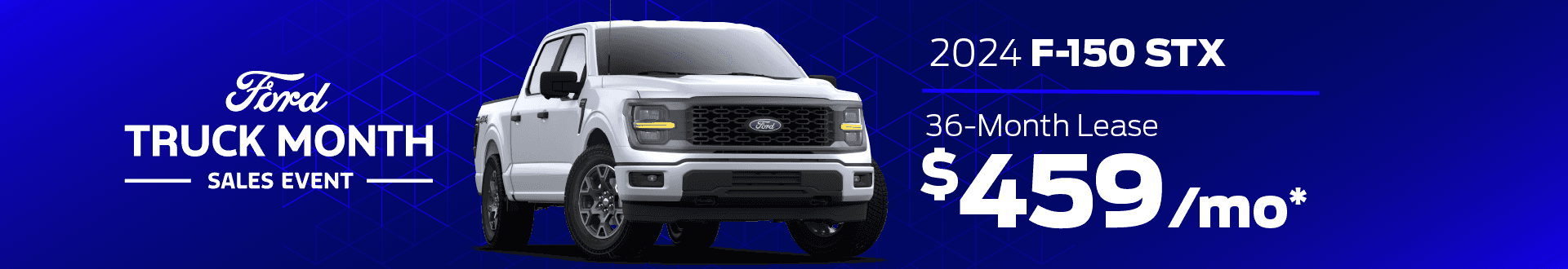 2024 F-150 STX Lease For $459 per Month For 36 months
