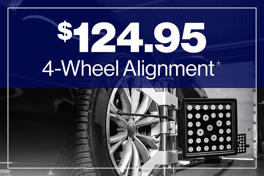 4-Wheel Alignment $124.95