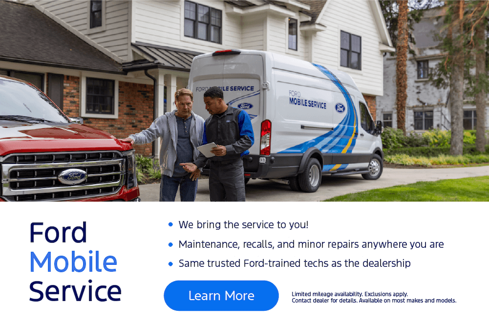 Ford mobile service - We bring the service to you