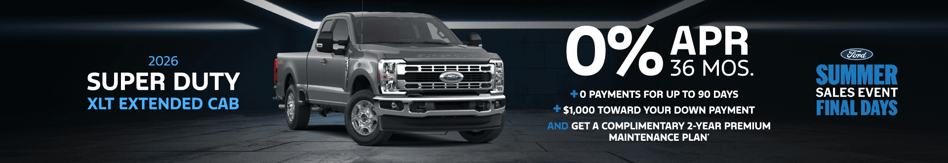 2026 Ford Super Duty XLT Extended Cab