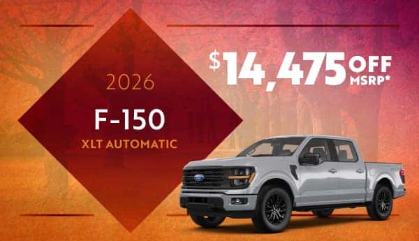 2026 F-150 XLT Automatic : $14,475 off!*
