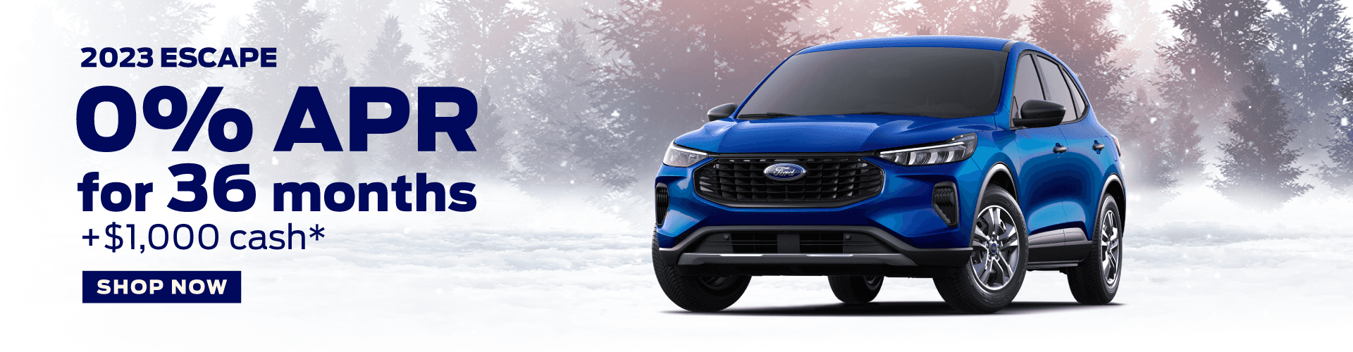 2023 Ford Escape O%APR 36Mo +$1,000 Cash*