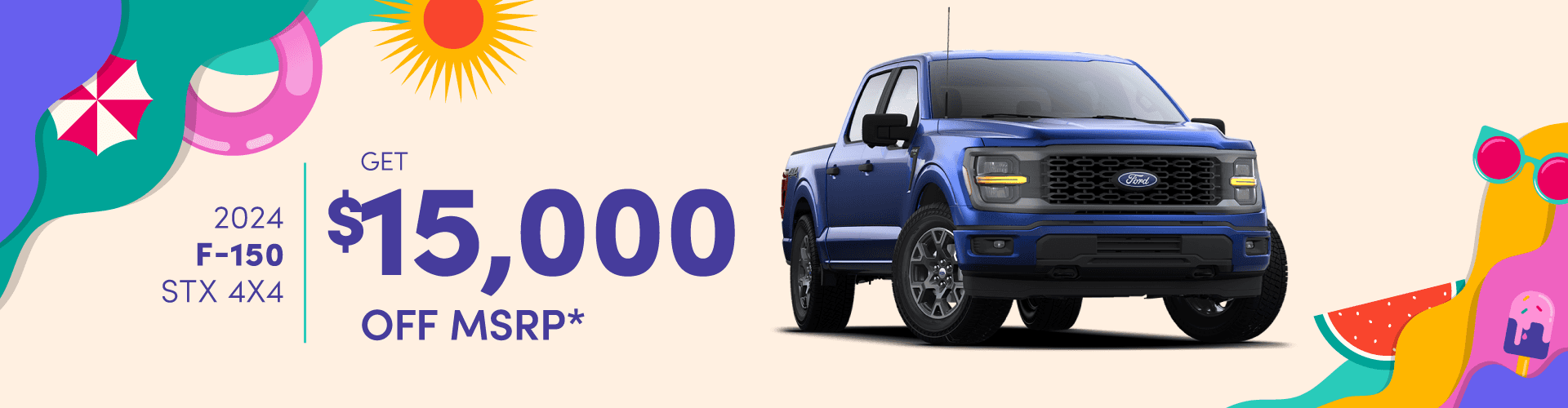 2024 F-150 STX 4X4: Get $15,000 off MSRP