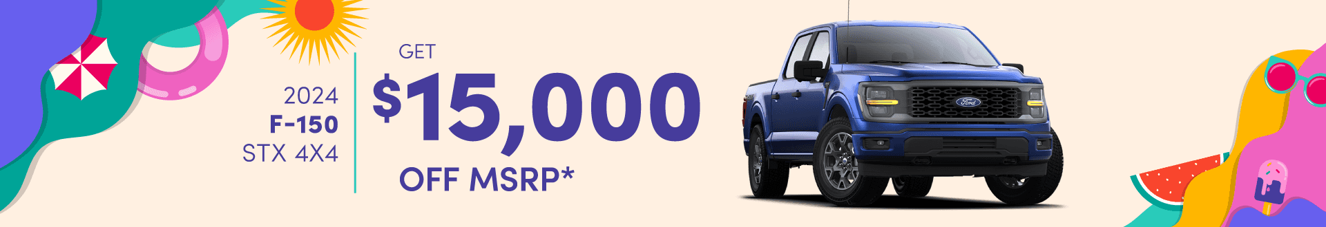 2024 F-150 STX 4X4: Get $15,000 off MSRP
