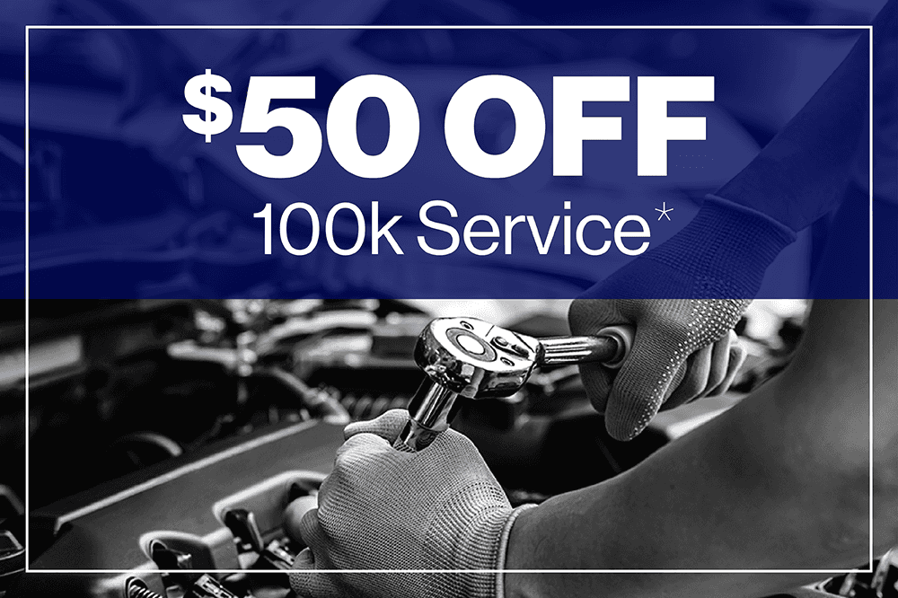 $50.00 off 100k service