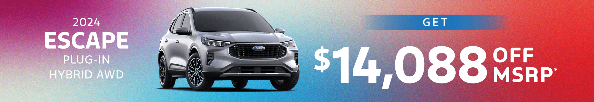 2024 Escape Plug-In Hybrid AWD: Get $14,088 off MSRP