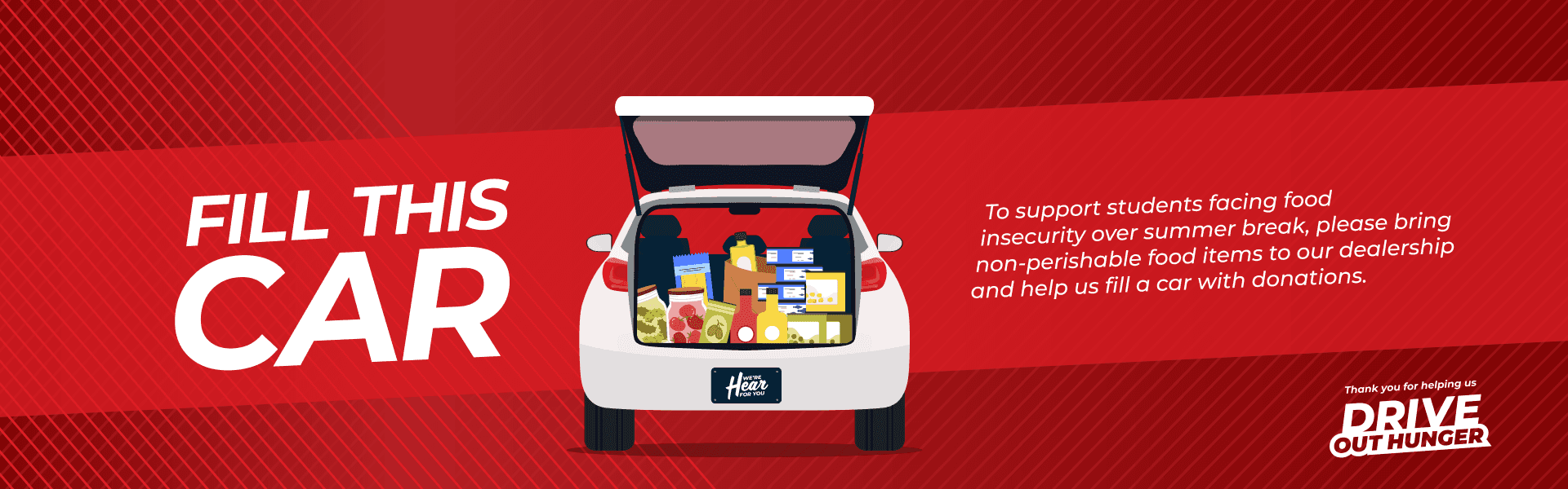 Drive Out Hunger Fill the Car