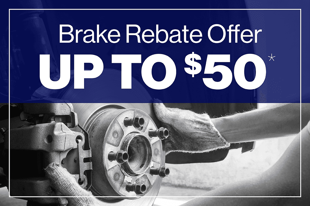 Brake Rebate Offer Up to $50*