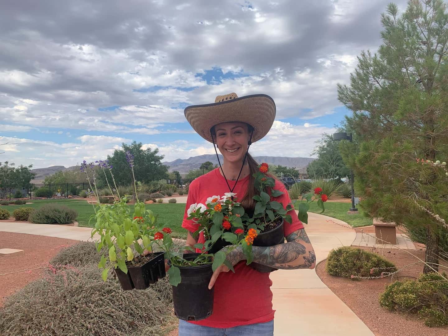 St Ford New Planter Boxes at Southern Utah Veterans Home Ken