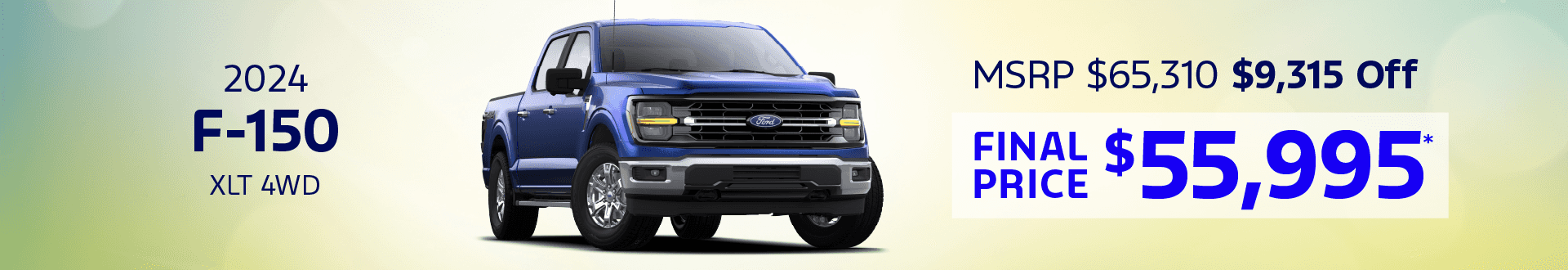 2024 F-150 XLT 4WD: Get $9,315 off MSRP -
