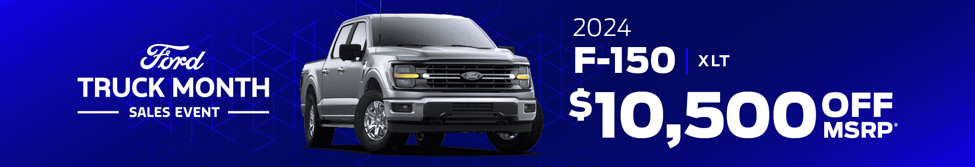 2024 F-150 XLT Big Savings! $10,500 Off MSRP $55,490 Sale Price