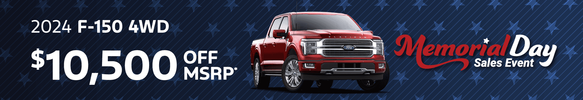 2024 F-150 ALL 4WD: Get $10,500 off MSRP