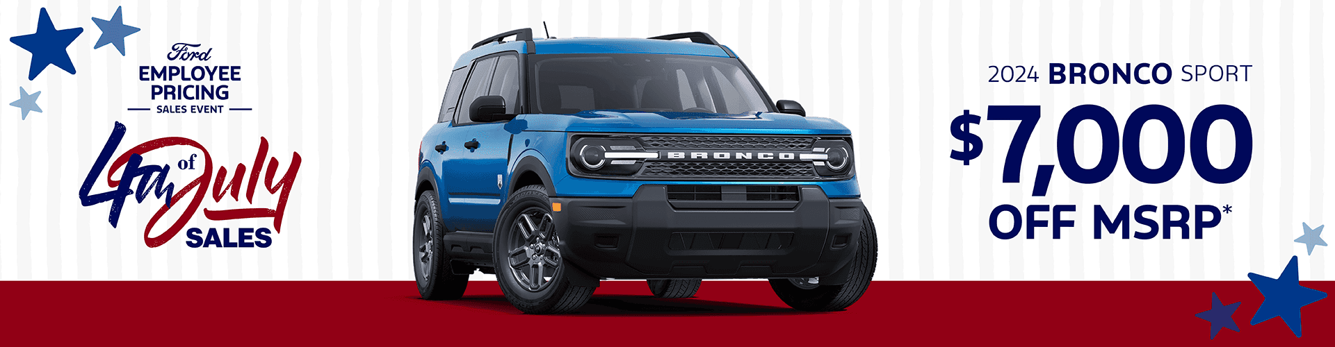 2024 BRONCO SPORT : Get $7,000 off MSRP