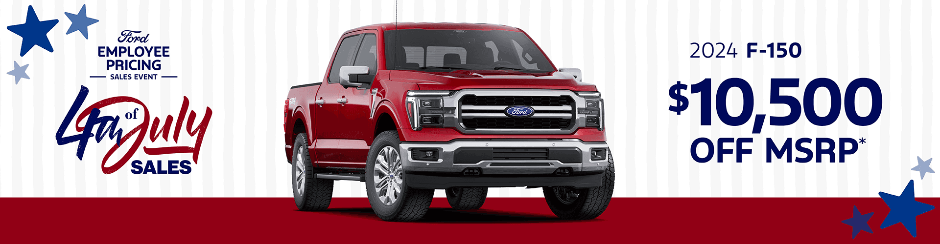 2024 F-150 : Get $10,500 off MSRP