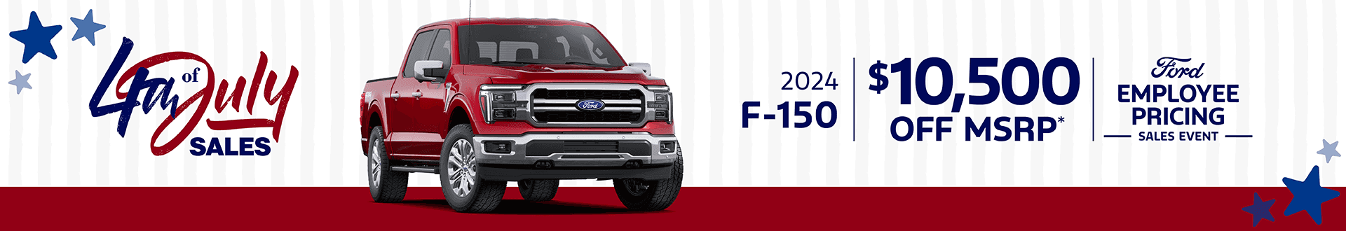2024 F-150 : Get $10,500 off MSRP
