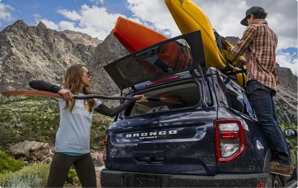 Packing Ford Bronco with Kayaking Gear