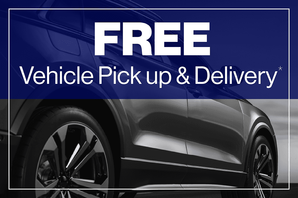 Free Vehicle Pick up & Delivery