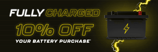 Fully Charged 10% off your battery purchase*