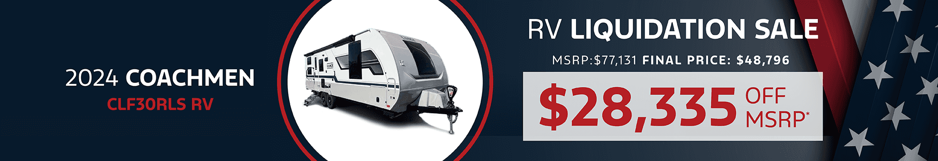 2024 Coachmen CLF30RLS RV: Get $28,335 off MSRP -