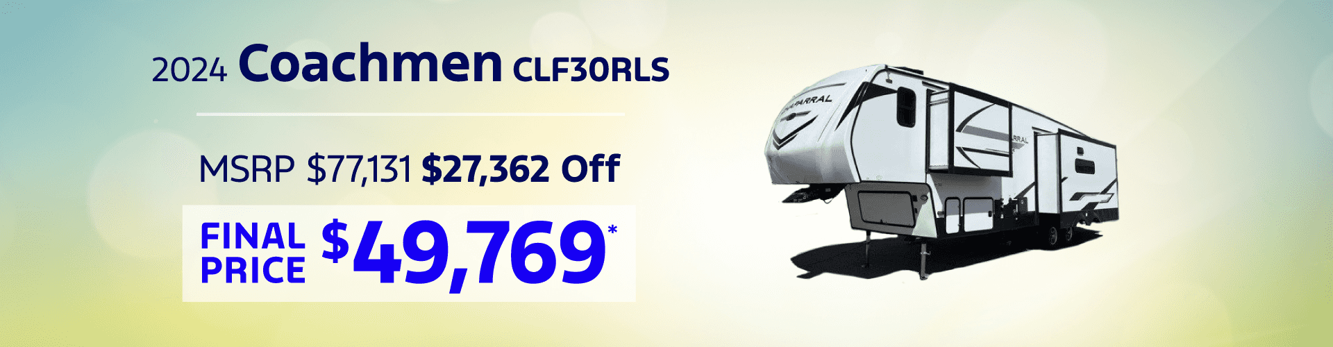 2024 Coachmen CLF30RLS RV: Get 27362 off MSRP -