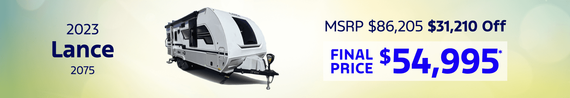 2023 Lance 2075 RV: Get 31210 off MSRP -