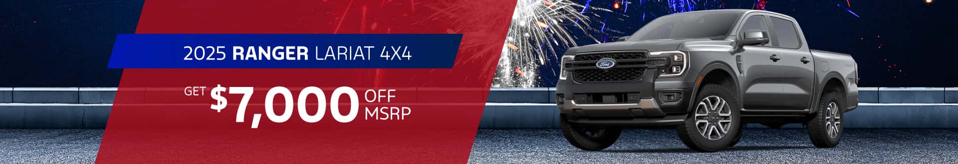 Ranger Lariat 4x4 Get 7,000 off MSRP