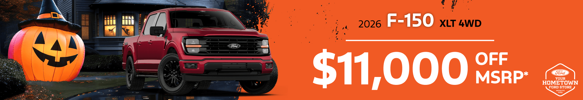 2026 F-150 XLT 4WD : $11,000 off!*
