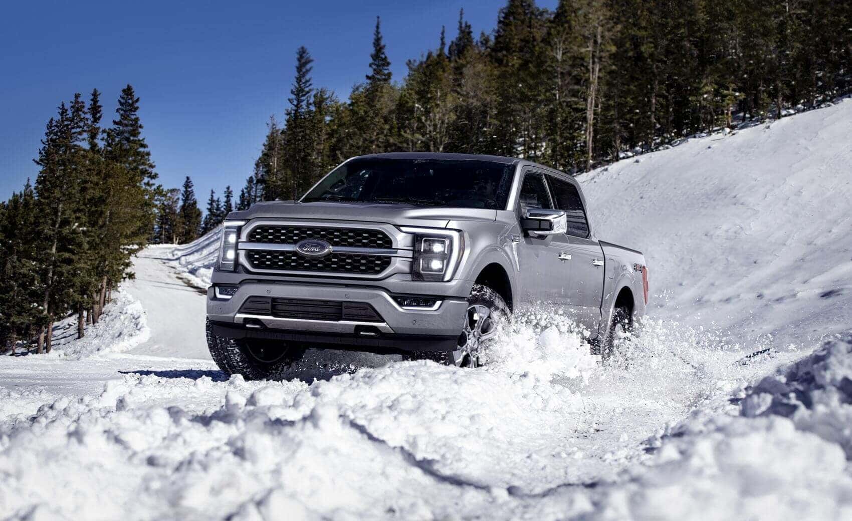 F-150 in snow