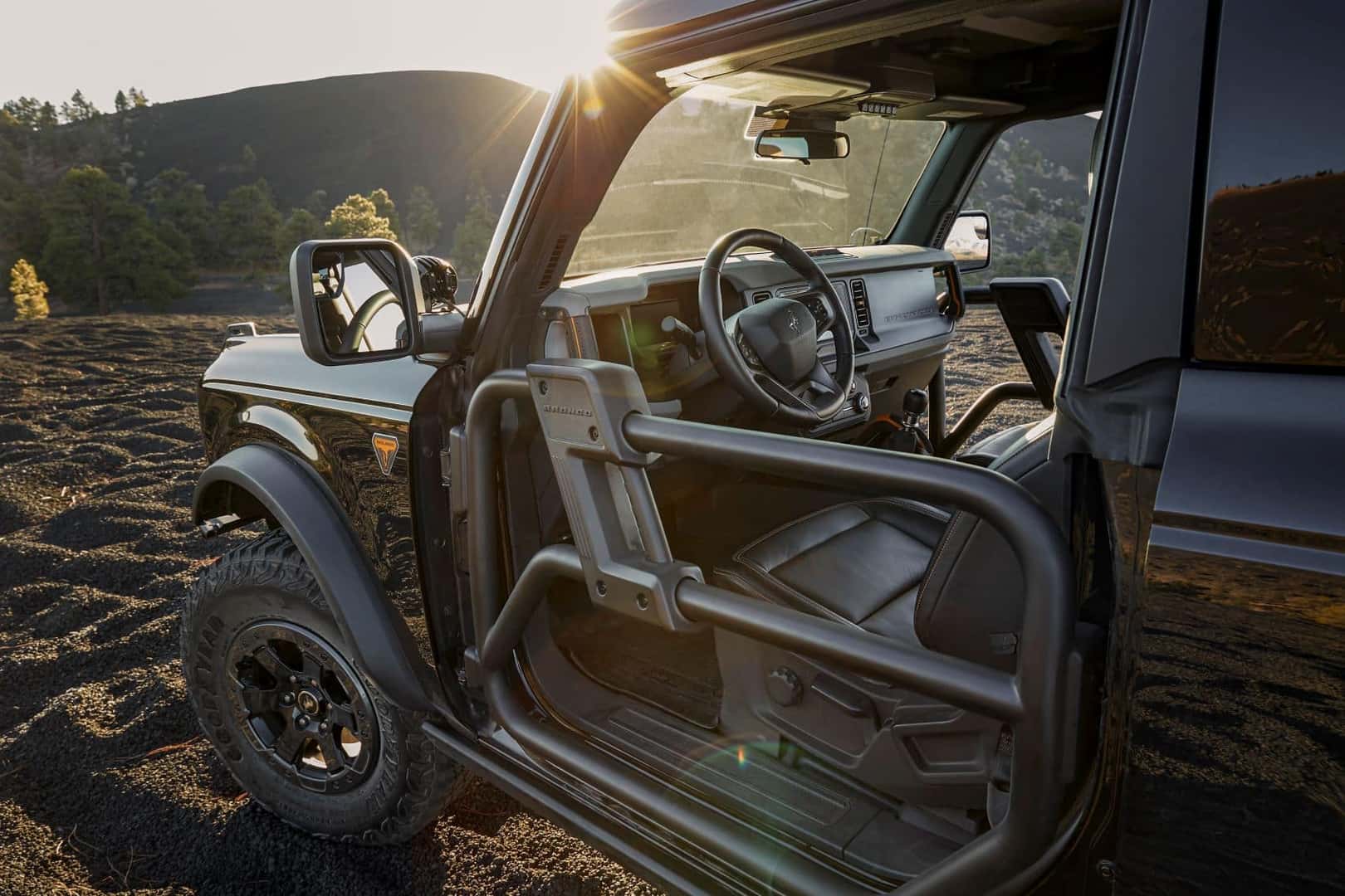 Ford Bronco Parked Doors Removed