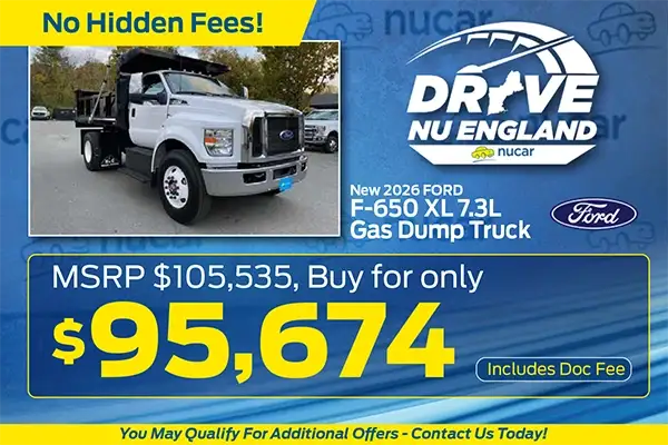 New 2026 Ford E-650 XL Gas Dump Truck