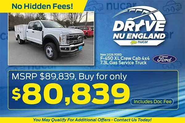 New 2026 Ford F-450 XL Crew Cab Gas Service Truck