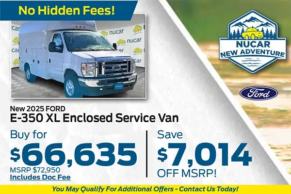 New 2025 Ford E-350 Service Van