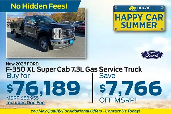 New 2026 Ford F-350 Service Truck