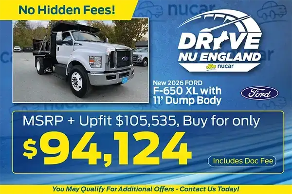 New 2026 Ford F-650 Reg Cab XL Dump Truck 4x4