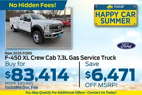 New 2026 Ford F-450 XL Gas Service Truck