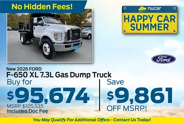 New 2026 Ford E-650 XL Dump Truck