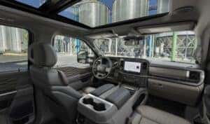 2025 F-350 Super Duty Platinum Plus Smoked Truffle Interior